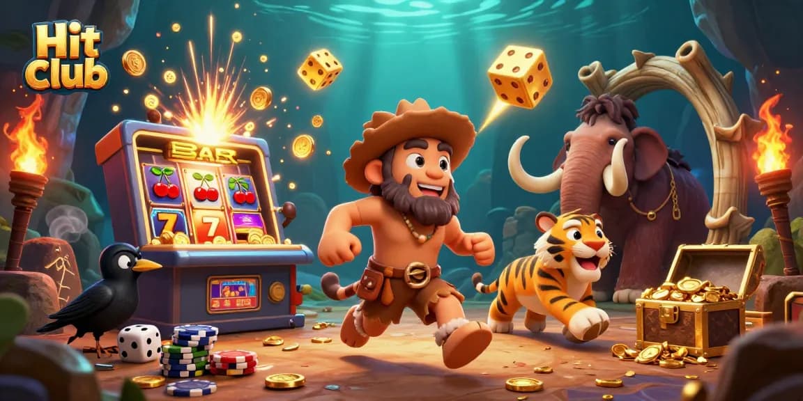 Engage in thrilling gameplay at the Hit club with vibrant 3D gambling visuals and special effects.