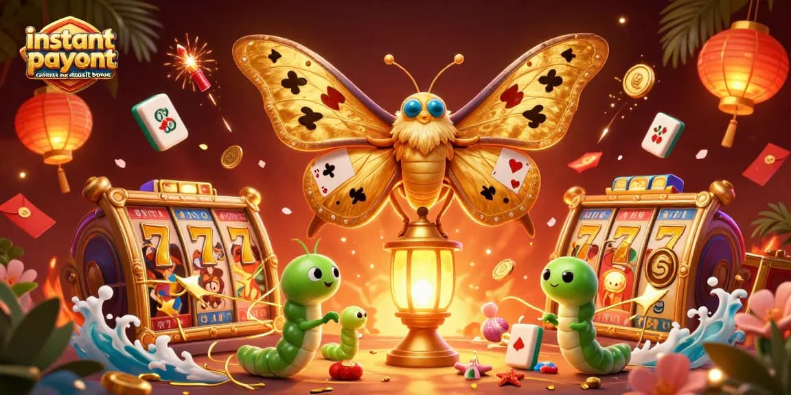 Experience instant payout casinos no deposit bonus with a vibrant casino-themed 3D illustration.