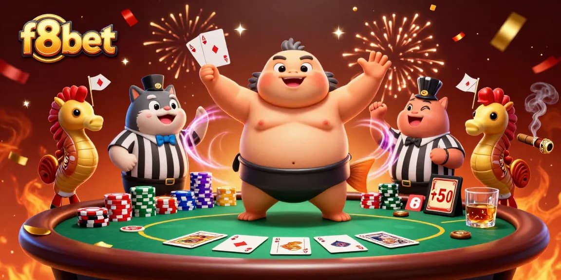 Experience high-stakes gameplay at f8bet with dynamic poker action and vibrant characters.