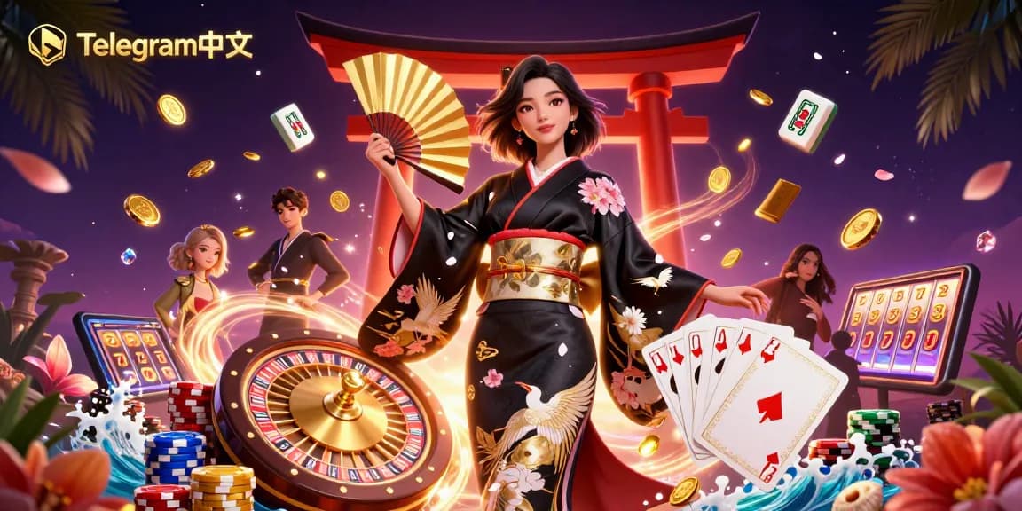 在Telegram中文上旋转赢取动态赌场元素，展现迷人的场景。