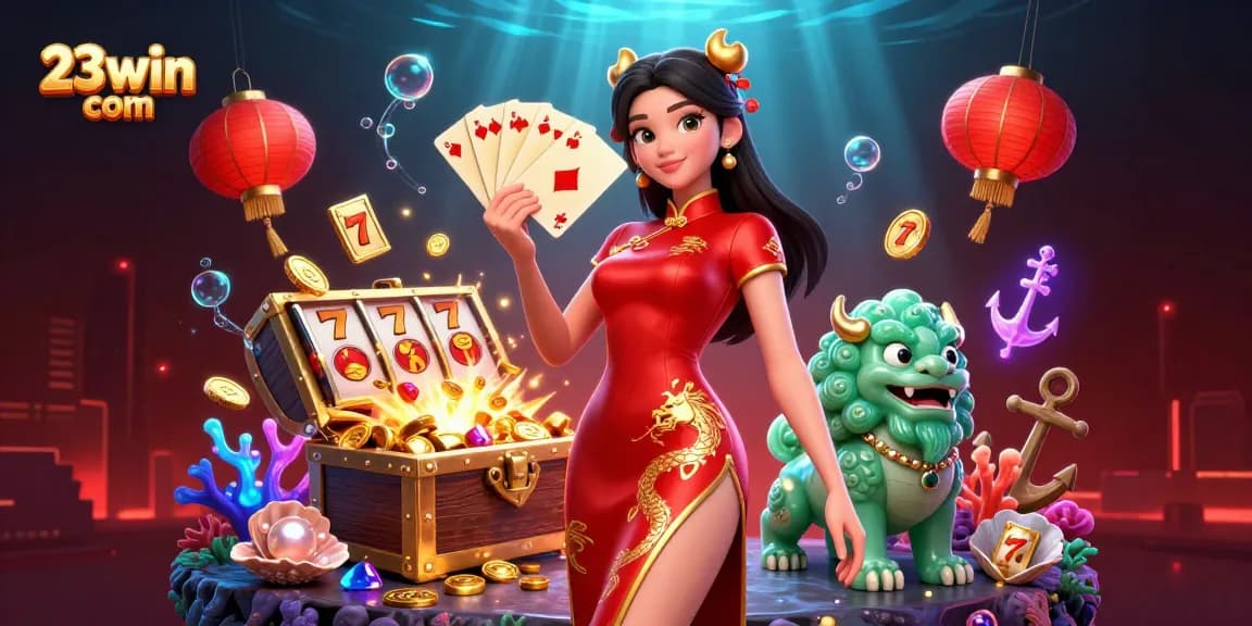 Experience thrilling excitement and gameplay at 23win com with vibrant visuals and casino elements.