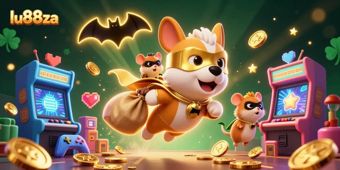 Engage with exciting gaming adventures at lu88za, where a superhero dog and his hamster sidekick bring casino fun alive.
