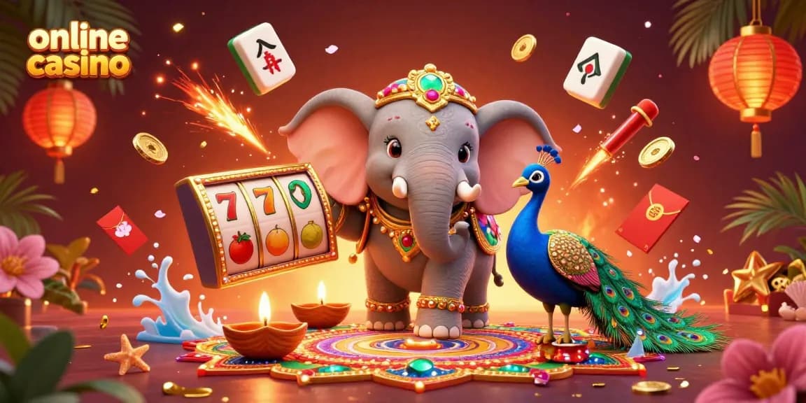 Engage in thrilling online casino adventures with vibrant characters and dynamic game elements.