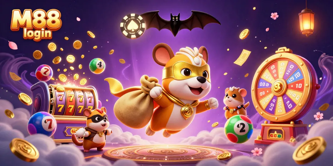 Join the excitement with M88 login to win big in this vibrant online casino scene featuring dynamic gaming elements.