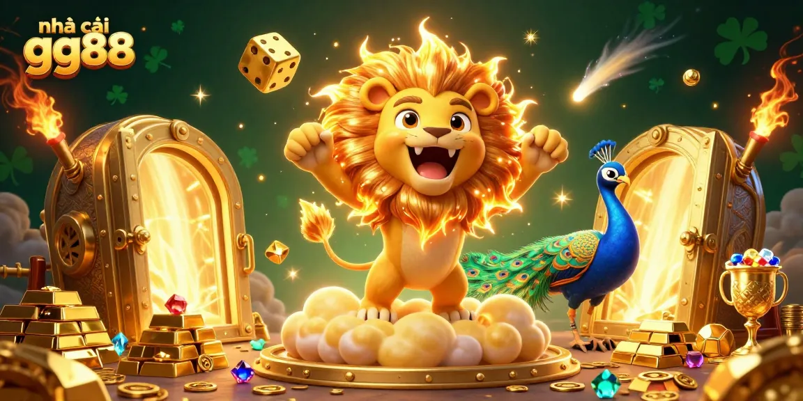 Engage in thrilling gameplay at nhà cái gg88, where golden treasures and vibrant casino elements collide.