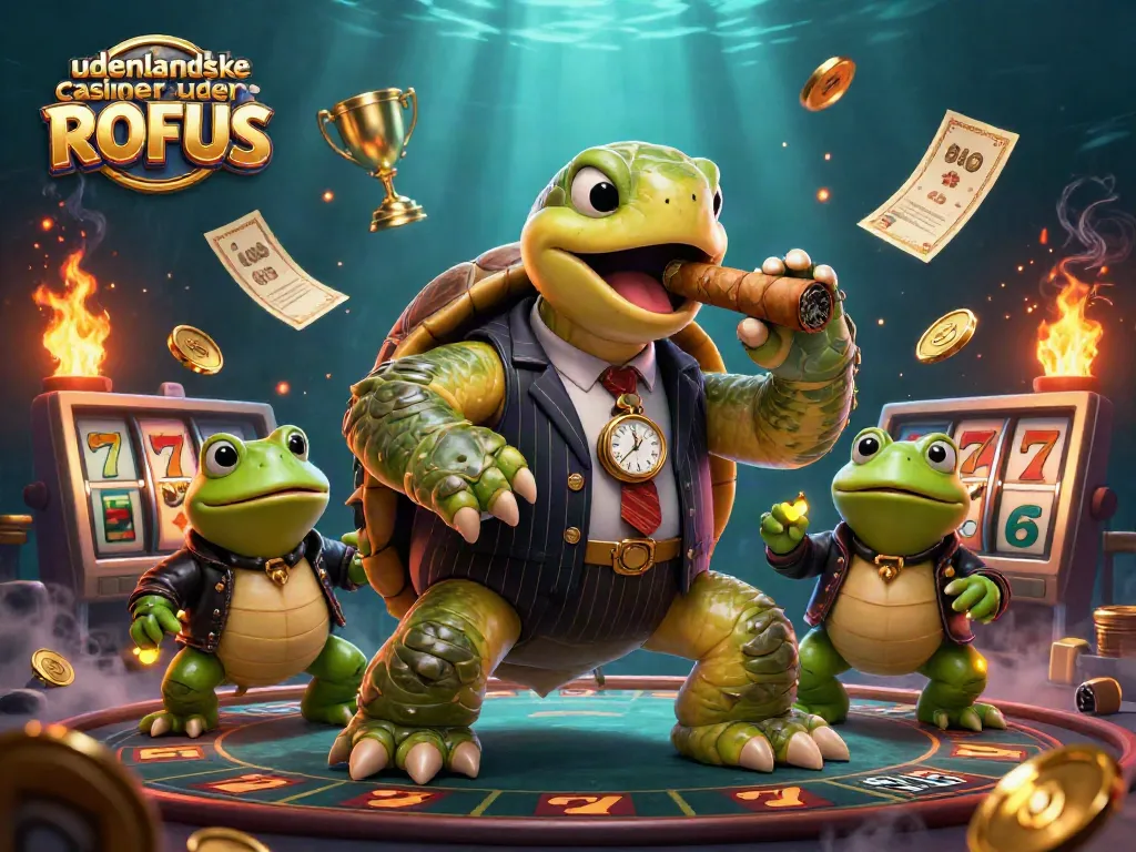 Engage with udenlandske casinoer uden ROFUS in this dynamic scene showcasing casino action and fun.