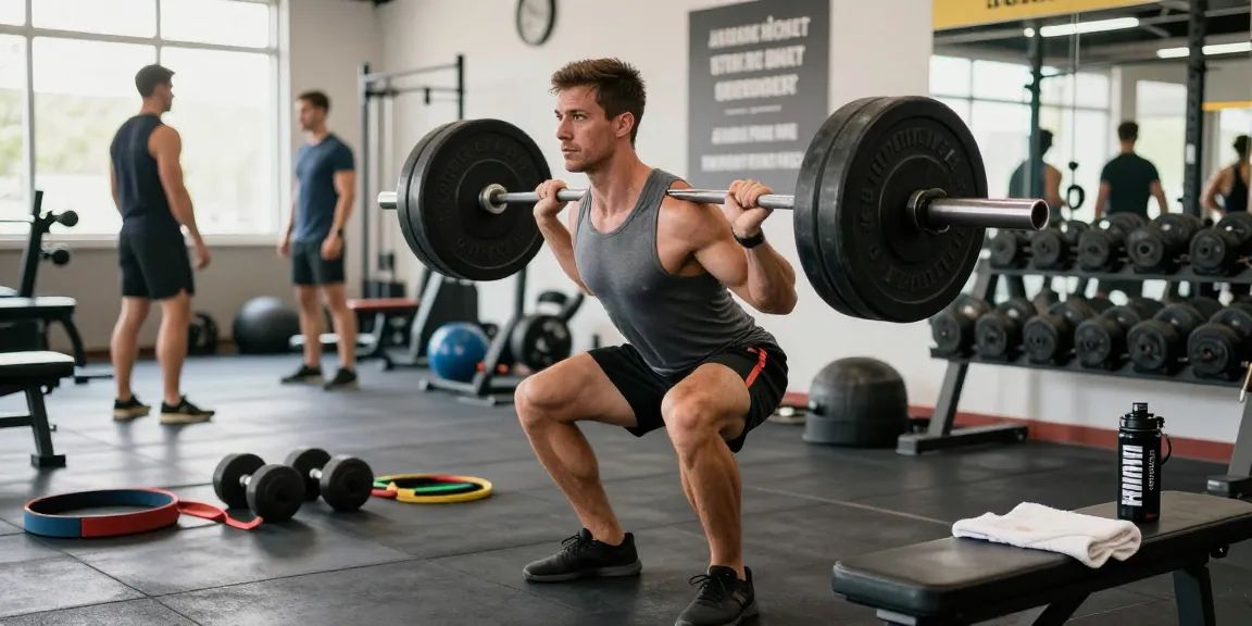 Bodybuilder engaging in deadlift exercise showcasing Prime Pharma Steroiden in a vibrant gym environment.