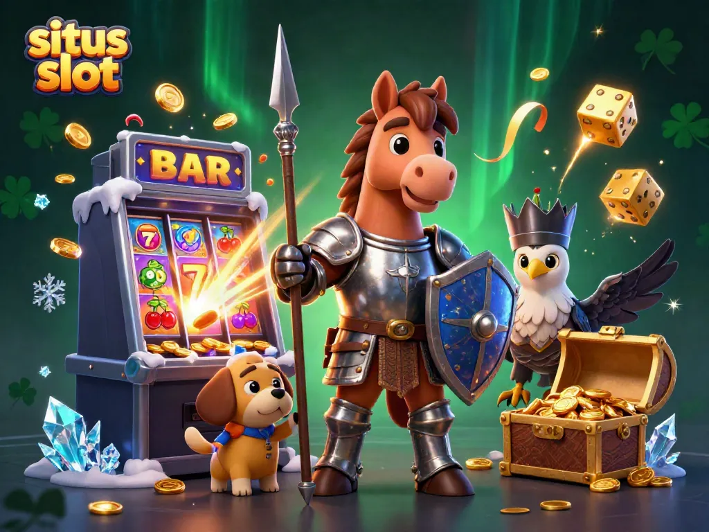 Experience thrilling wins at situs slot with captivating 3D visuals showcasing jackpot excitement!