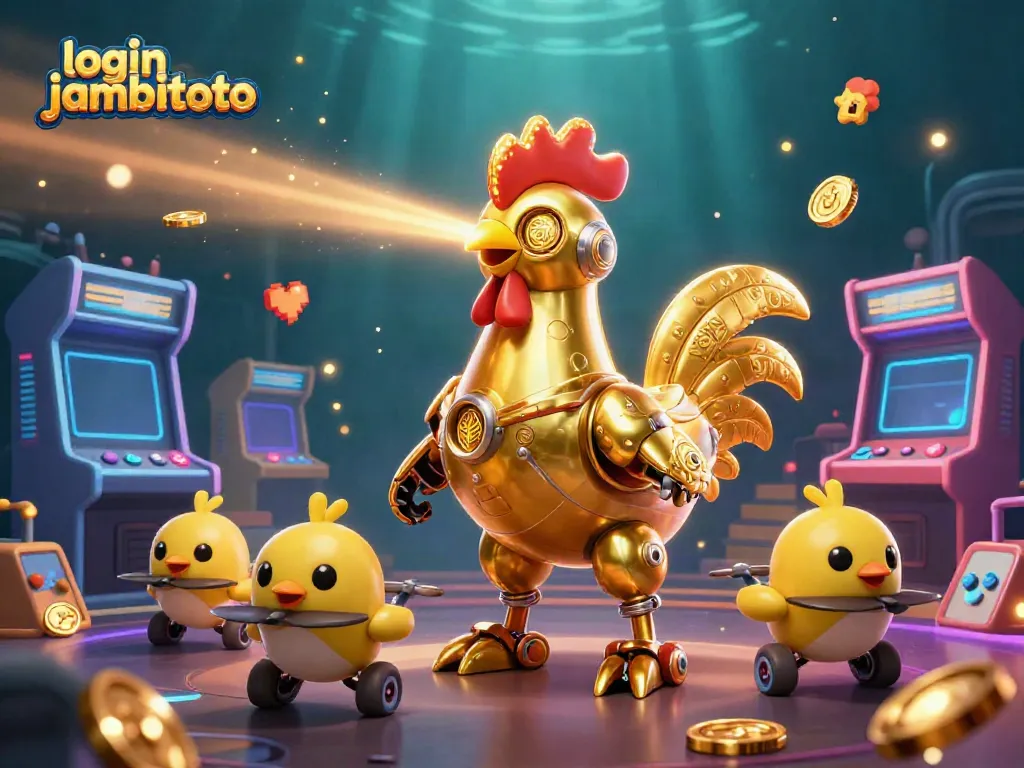 Discover winning strategies and excitement with login jambitoto in this vibrant casino-inspired illustration.