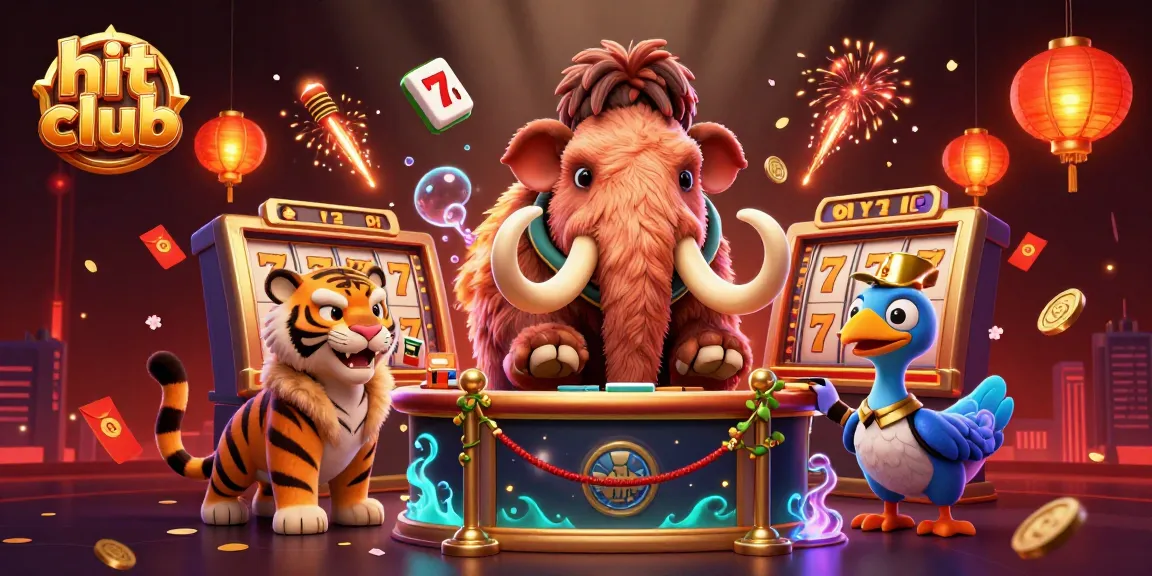 Engage with hit club's vibrant casino scene featuring unique characters and rich gambling elements.