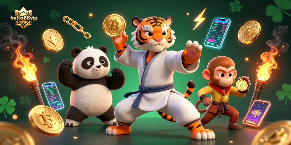 Hit big with hello88vip through exhilarating gaming experiences, featuring dynamic characaters and vibrant action.