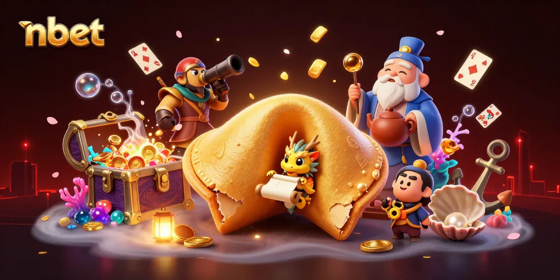 Experience nbet’s dynamic casino world with vibrant characters and elements in this 3D illustration.
