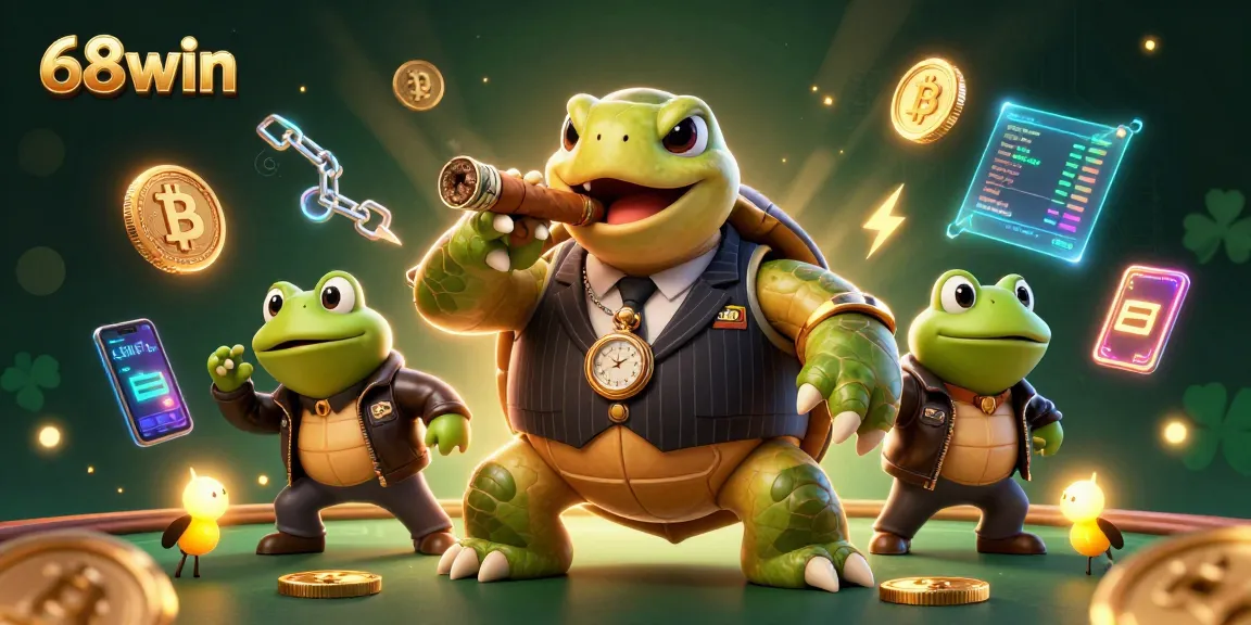 Ignite your winning strategies with 68win's thrilling casino environment filled with dynamic cartoon characters and vibrant elements.