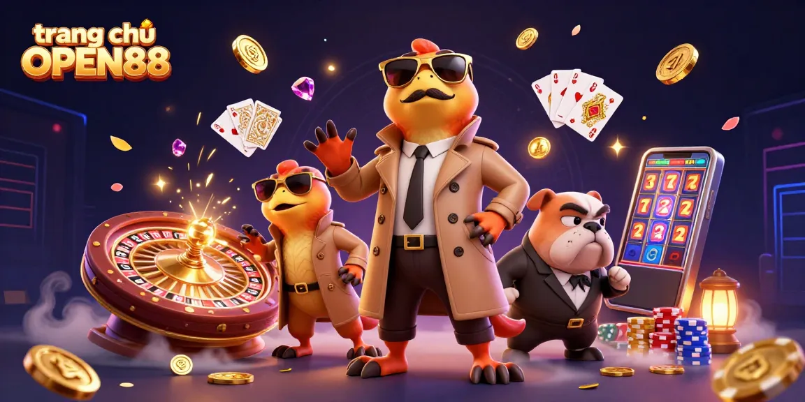 Experience the thrill at trang chủ OPEN88 with raptors in disguise attempting VIP access to an exciting casino.