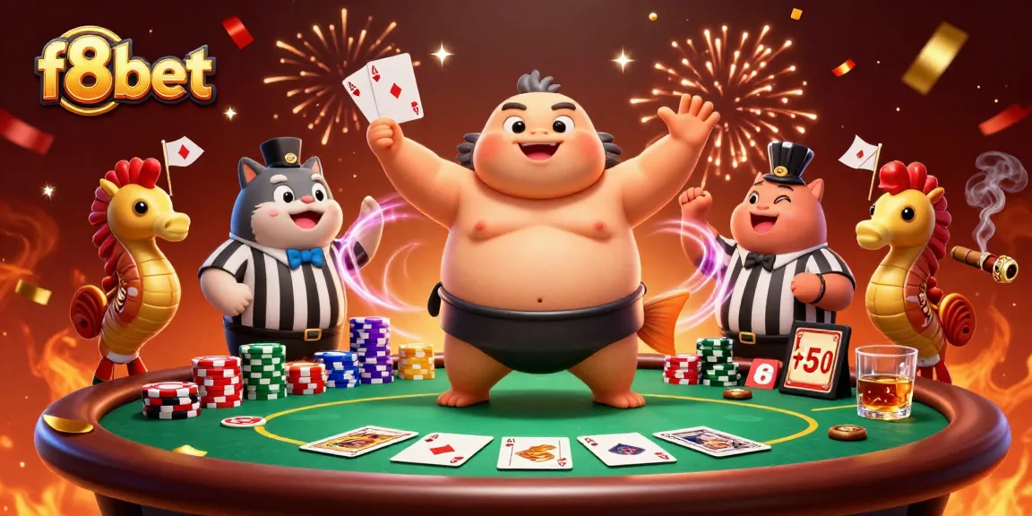 Experience high-stakes gameplay at f8bet with dynamic poker action and vibrant characters.